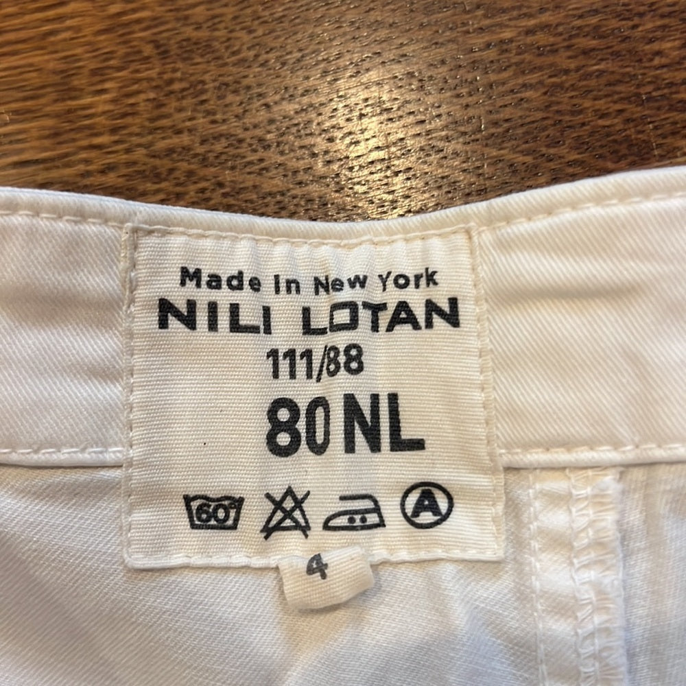 Nili Lotan Women’s White Skinny Jeans Size 4