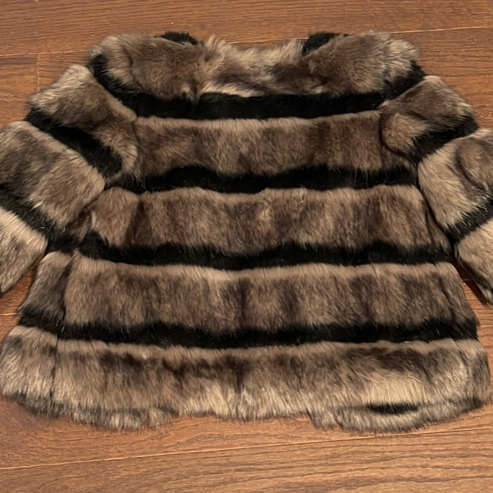 Appaman Faux Fur Girls Jacket Size 10