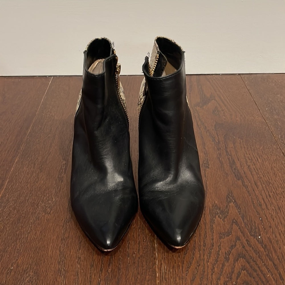 Vince Camuto Signature Black Booties Size 6.5