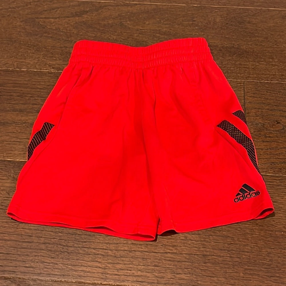 ADIDAS Boys Red and Black Shorts Size Small 8