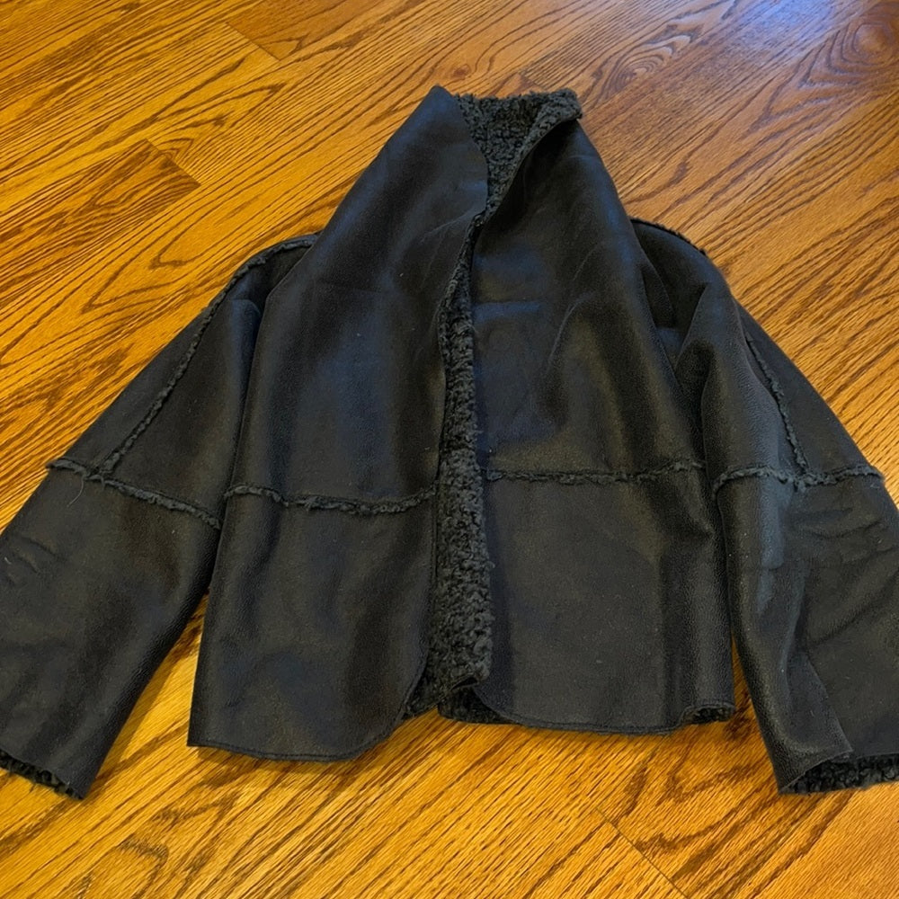 Nic + Zoe Woman’s Black Fur Lined Jacket Size XS