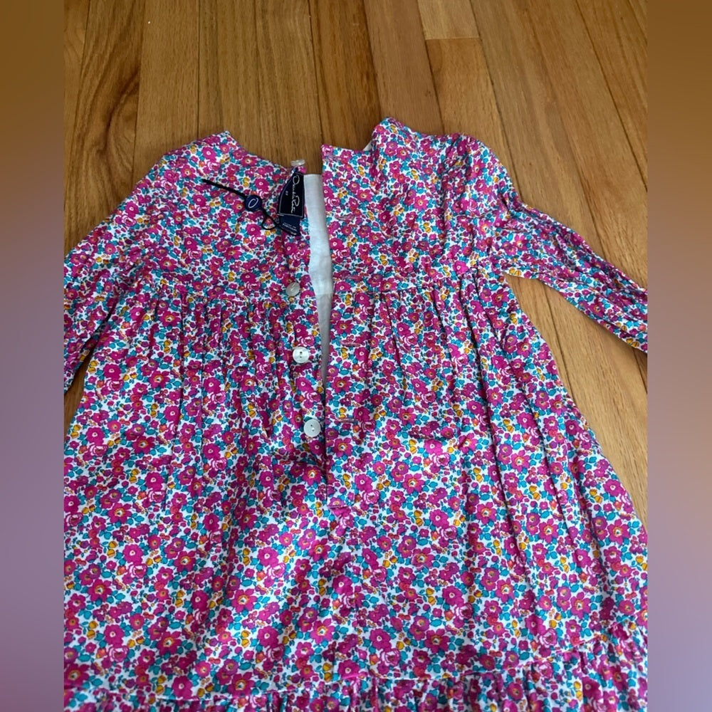 Oscar De La Renta Kids Pink Floral Dress Size 5Y