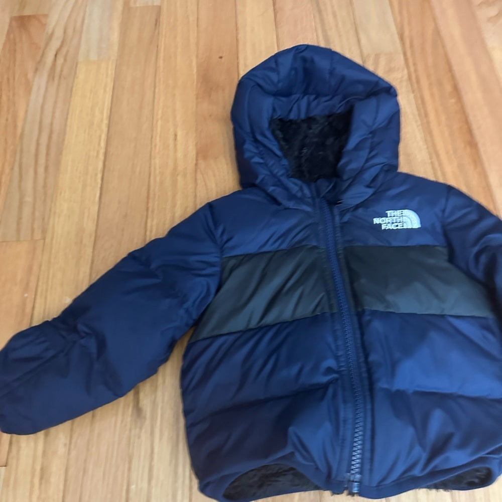 The North Face Black and Blue Boys Jacket Size 6-12M