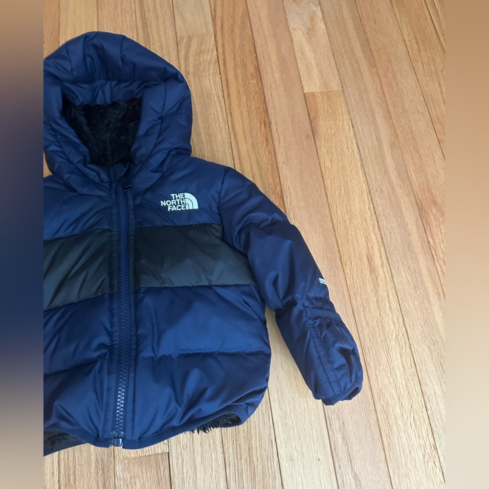 The North Face Black and Blue Boys Jacket Size 6-12M