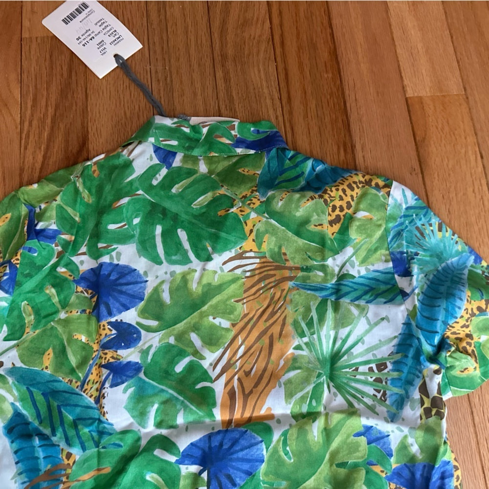 NWT Sepelil Coco Boys Vacation Collared Shirt and Shorts Set Size 4T