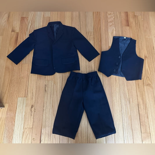 Gino Giovanni Navy Kids Suit Set Size 24M