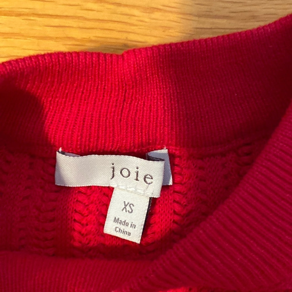 Women’s Joie sweater. Red. Size XS