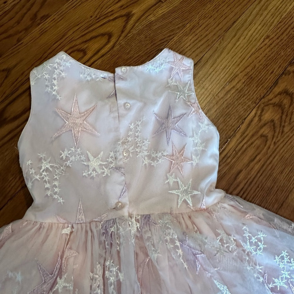 PIPPA & Julie Girls Pink Star Dress Size 5