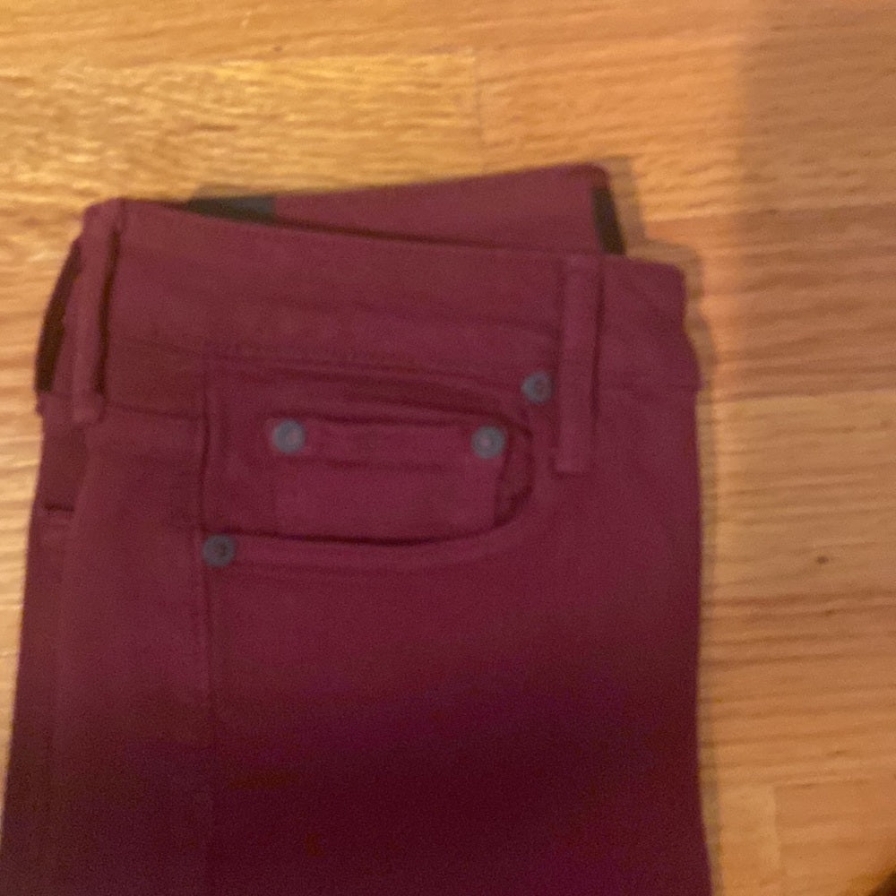 Women’s Vince jeans. Dark red. Size 24