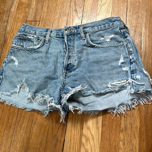 Agolde Women’s Blue Denim Shorts Size 29