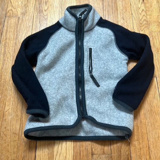 MOLO Kid’s Grey and Blue Fleece Jacket Size 5