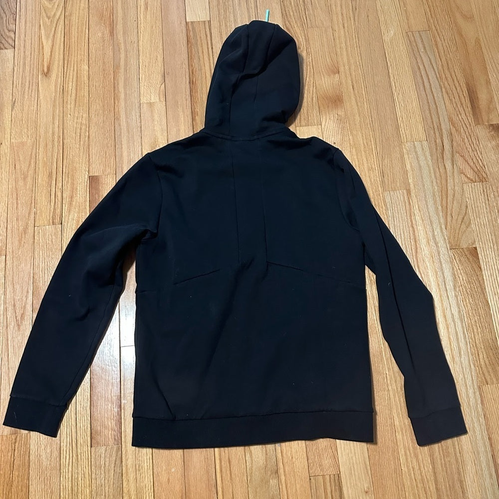 Boss Black Zip Up Hoodie Size Small