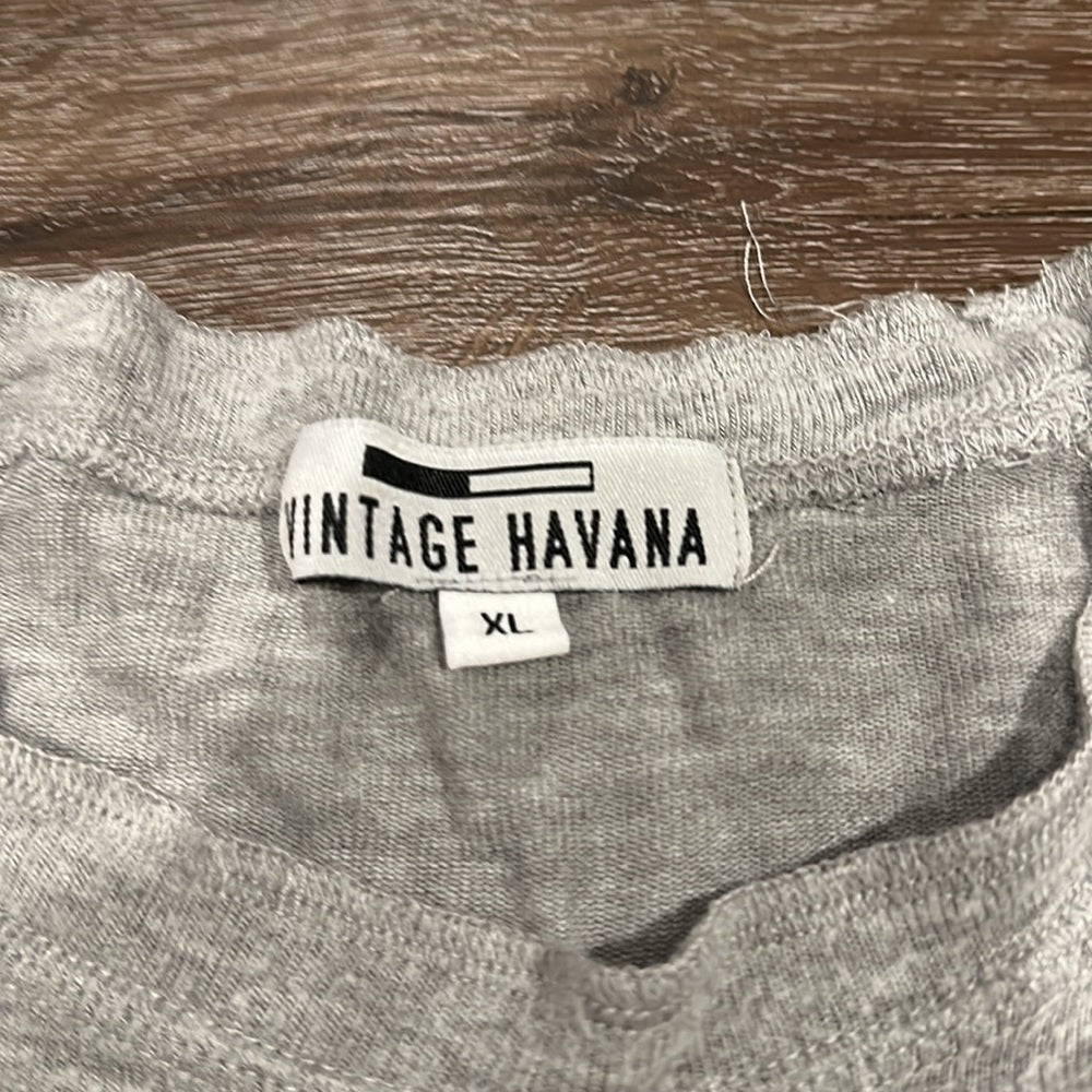 Vintage Havana Kid’s Long Sleeve Tee - Size XL