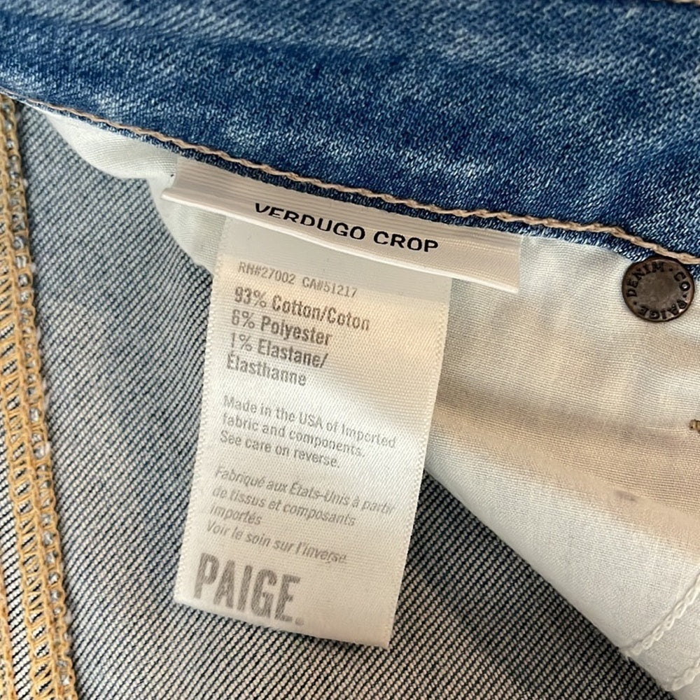 Paige Women’s Straight Jeans Size 28