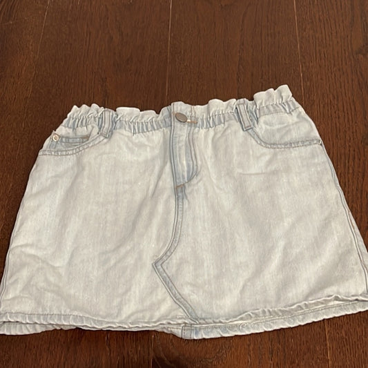 DL 1961 Light Blue Girls Denim Skirt Size 14