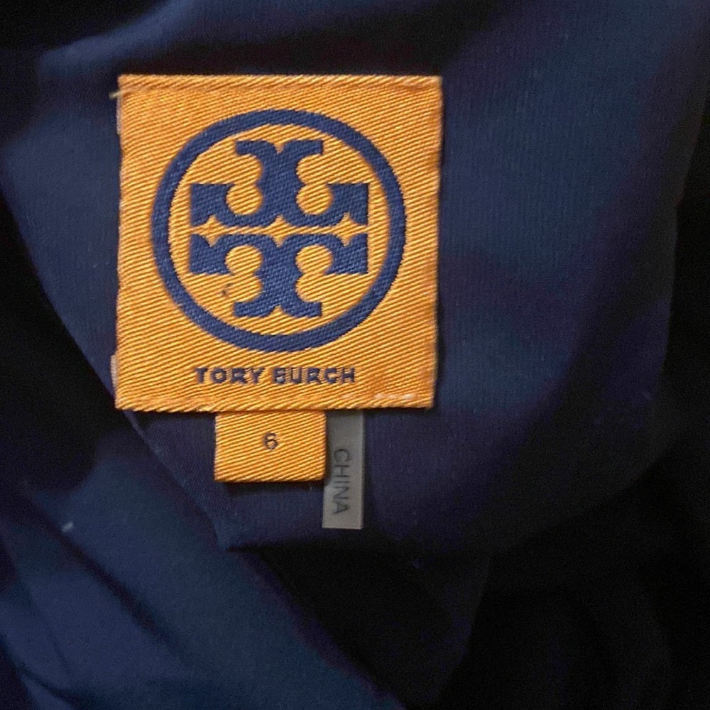 Women’s Tory Burch dress. Blue/white. Size 6