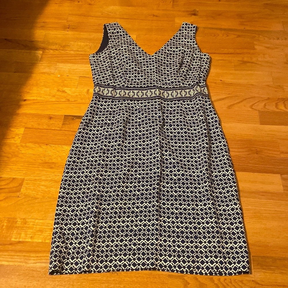 Women’s Tory Burch dress. Blue/white. Size 6