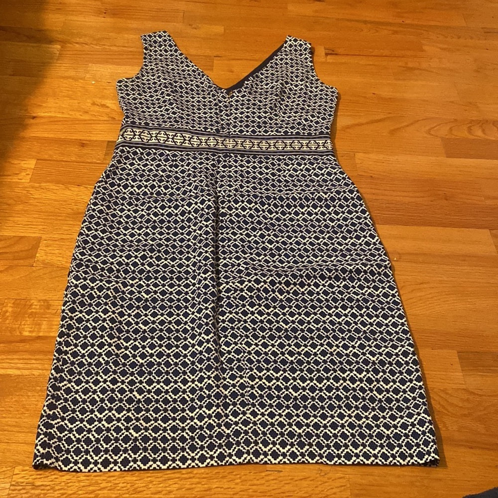 Women’s Tory Burch dress. Blue/white. Size 6