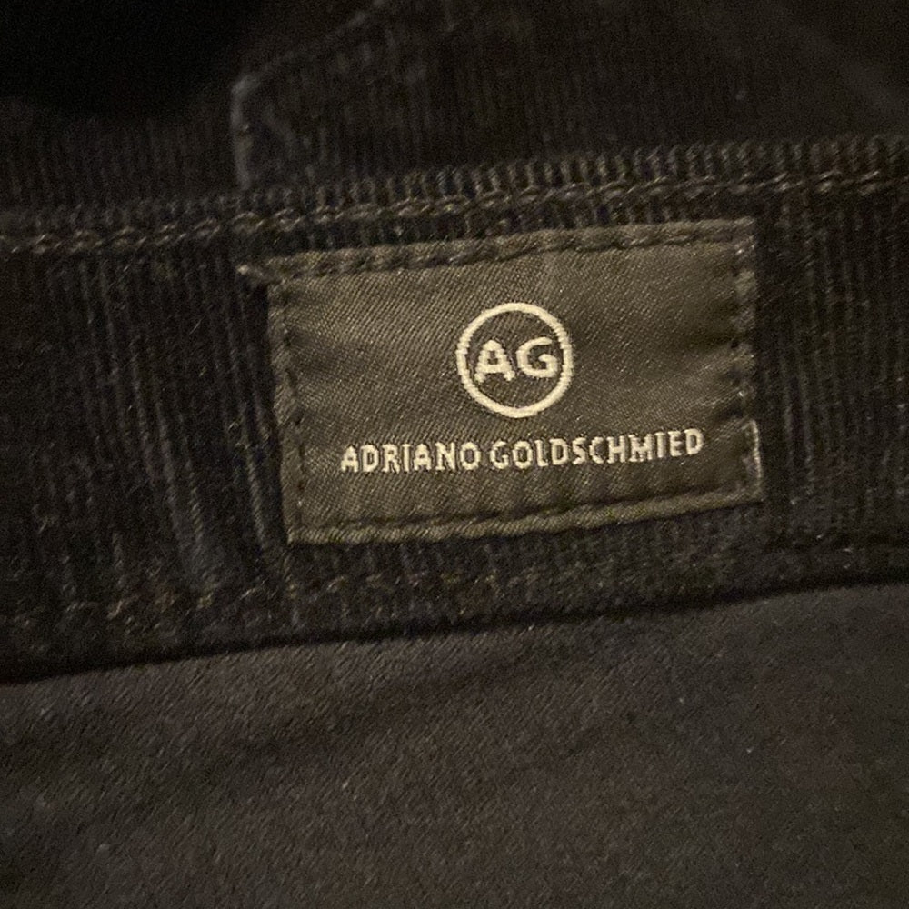 Women’s AG corduroy pants. Black. Size 29R