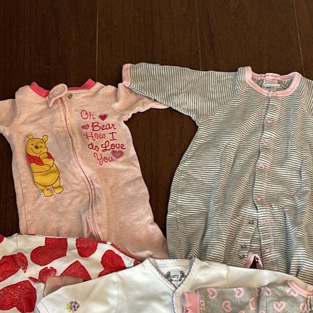 Girls Onsies Size 0-3 months