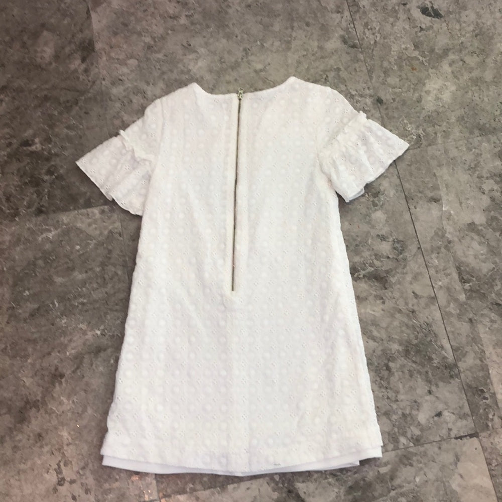 BCBG Girls Size 6x White Eyelet Dress