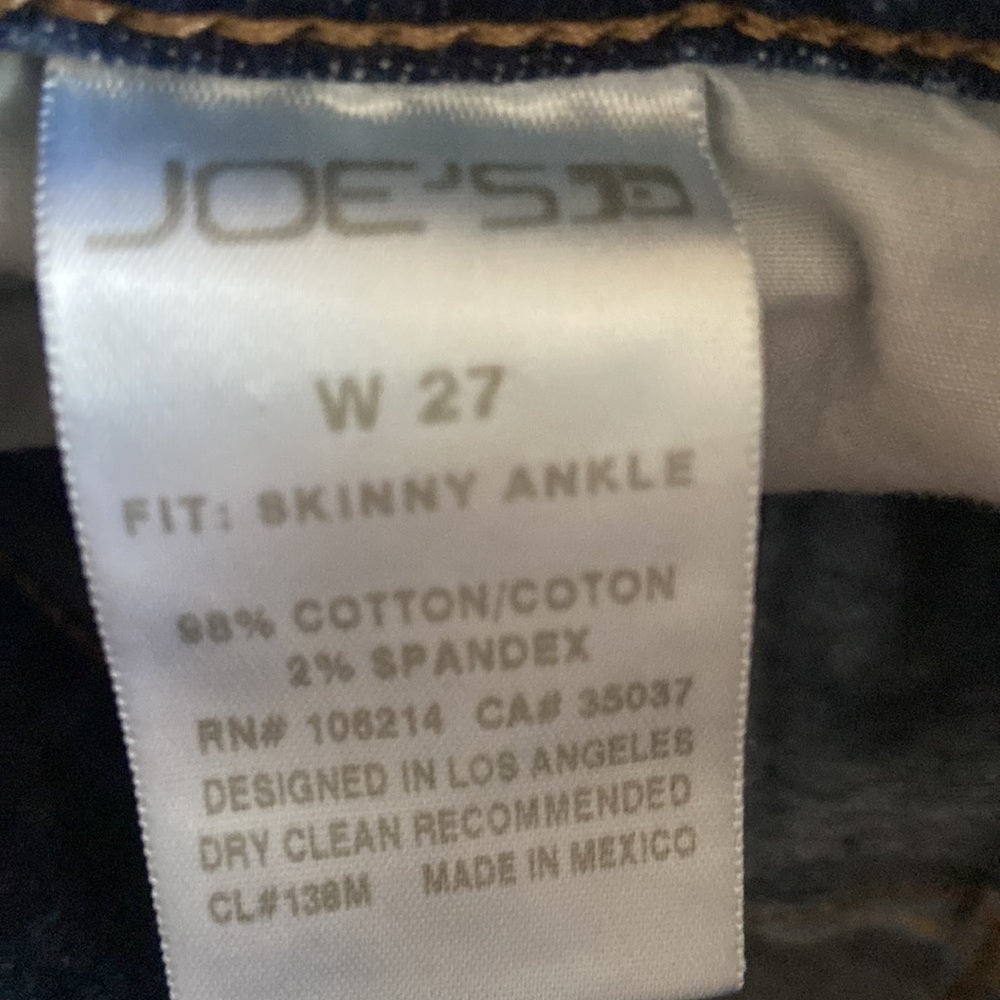 Women’s Joes jeans. Blue. Size 27