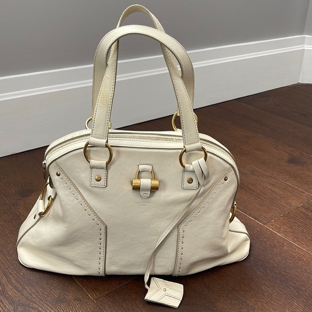 Yves Saint Laurent Beige Shoulder Bag