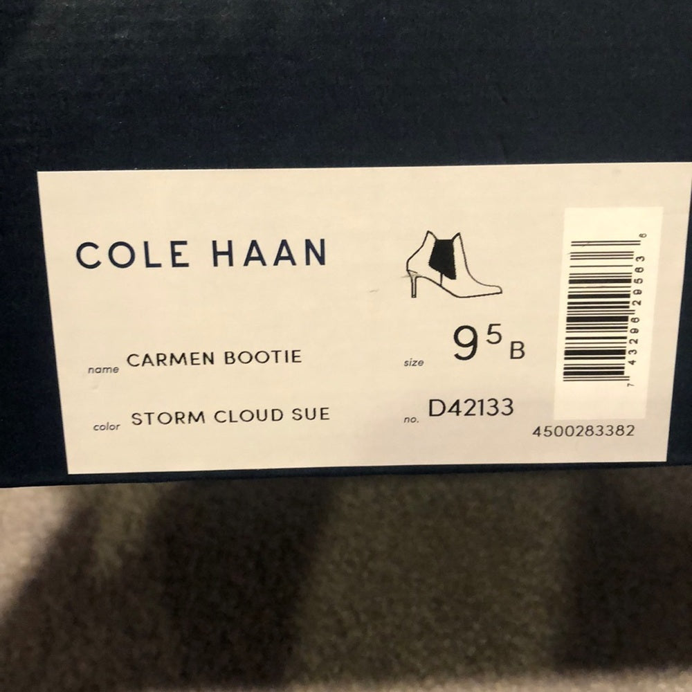 Cole Haan Grey Suede Boots Size 9.5