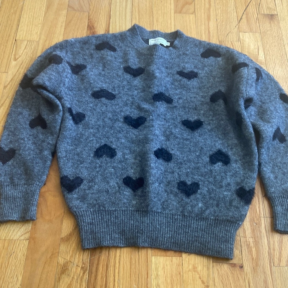 Kids Mini Molly by Molly Bracken sweater. Grey. Size 12Y