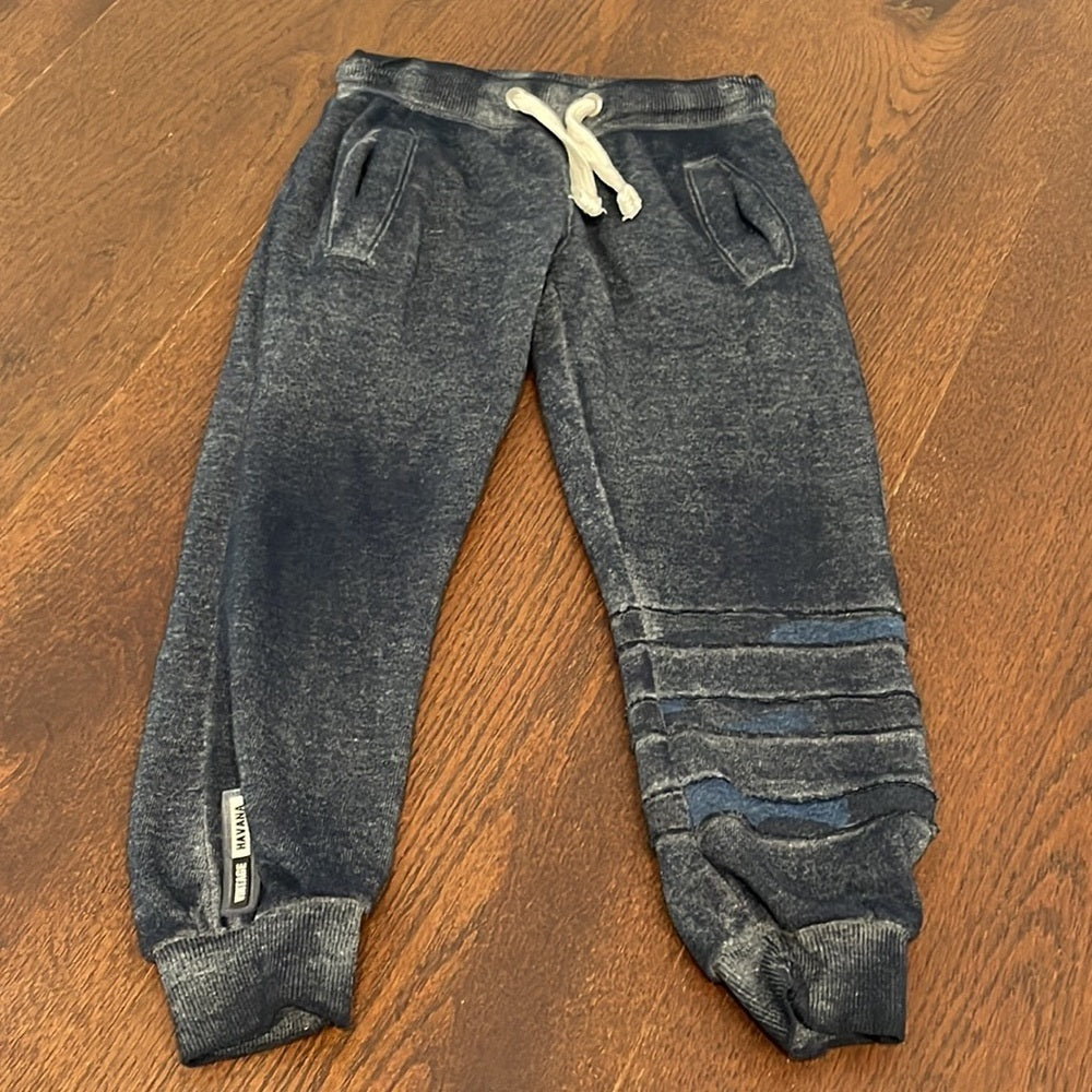 Vintage Havana Boys Blue Sweatshirt Sweatpants Set Size 4