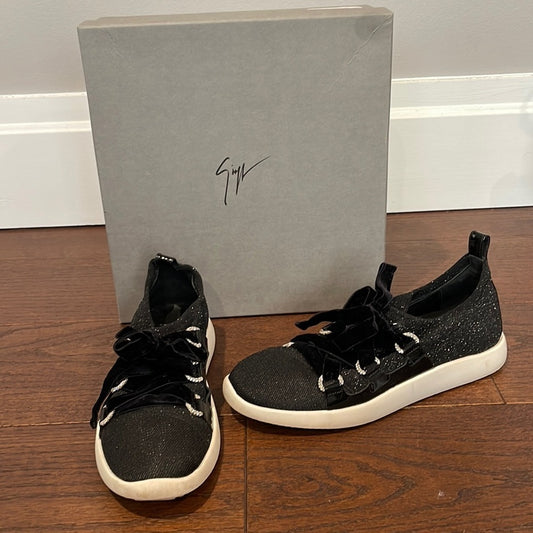 Giuseppe Zanotti Women’s Black Sneakers Size 42/9