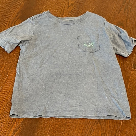 Vineyard Vines Boys Blue Short Sleeve T-Short Size 5