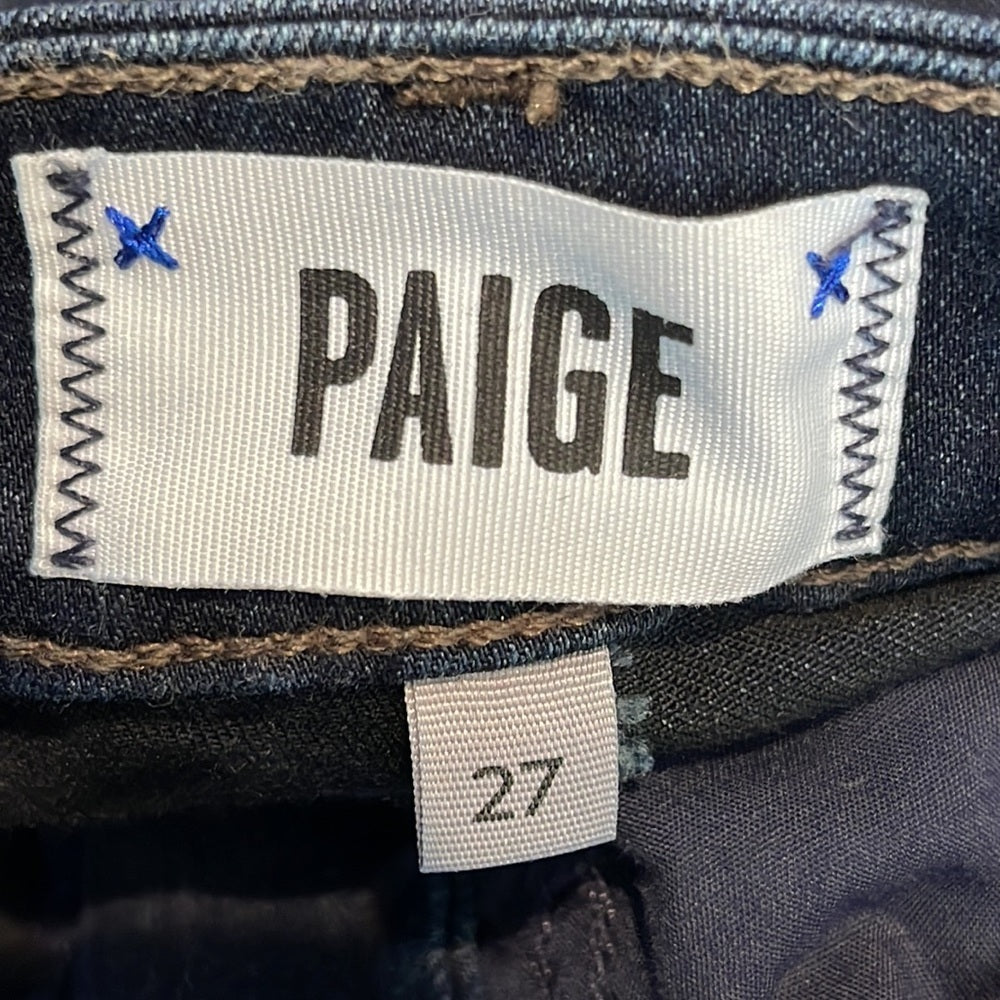 Paige Women’s Skinny Dark Blue Jeans Size 27