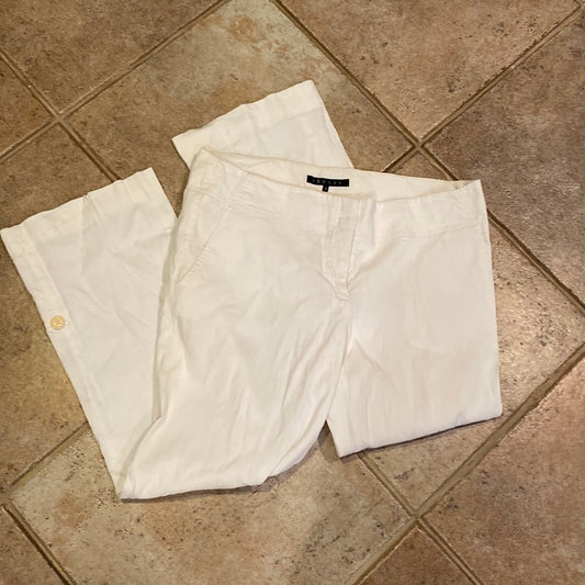 Theory Women’s White Pants Size 8