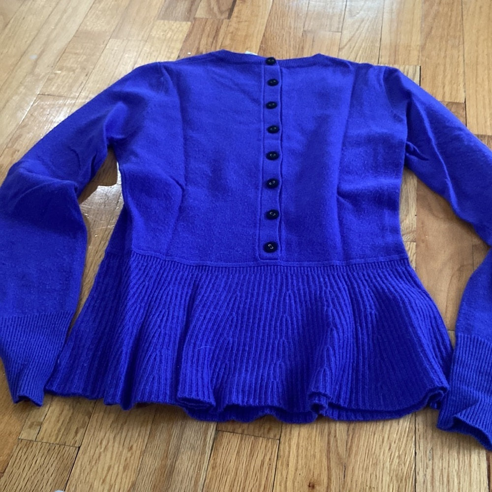 Women’s autumn cashmere sweater Purple Size XS