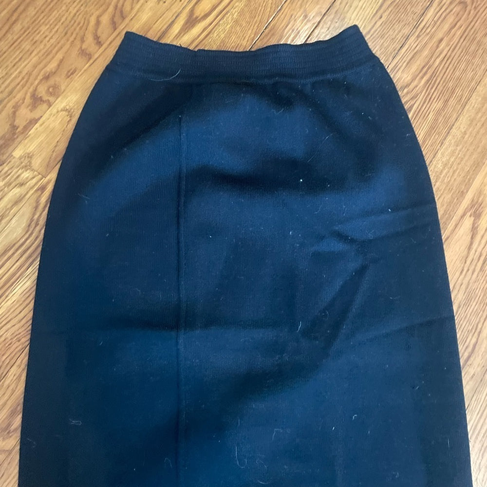 Erté Navy Pencil Skirt Size Large