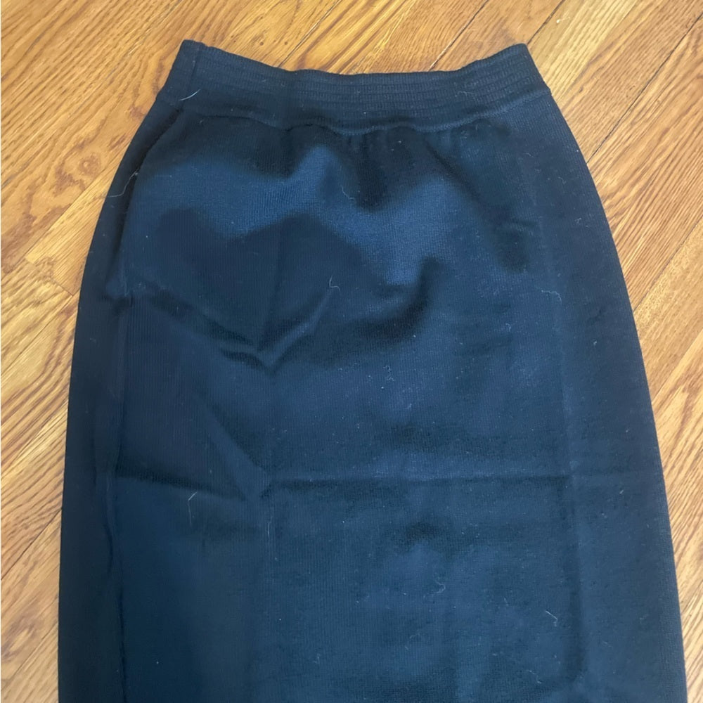 Erté Navy Pencil Skirt Size Large