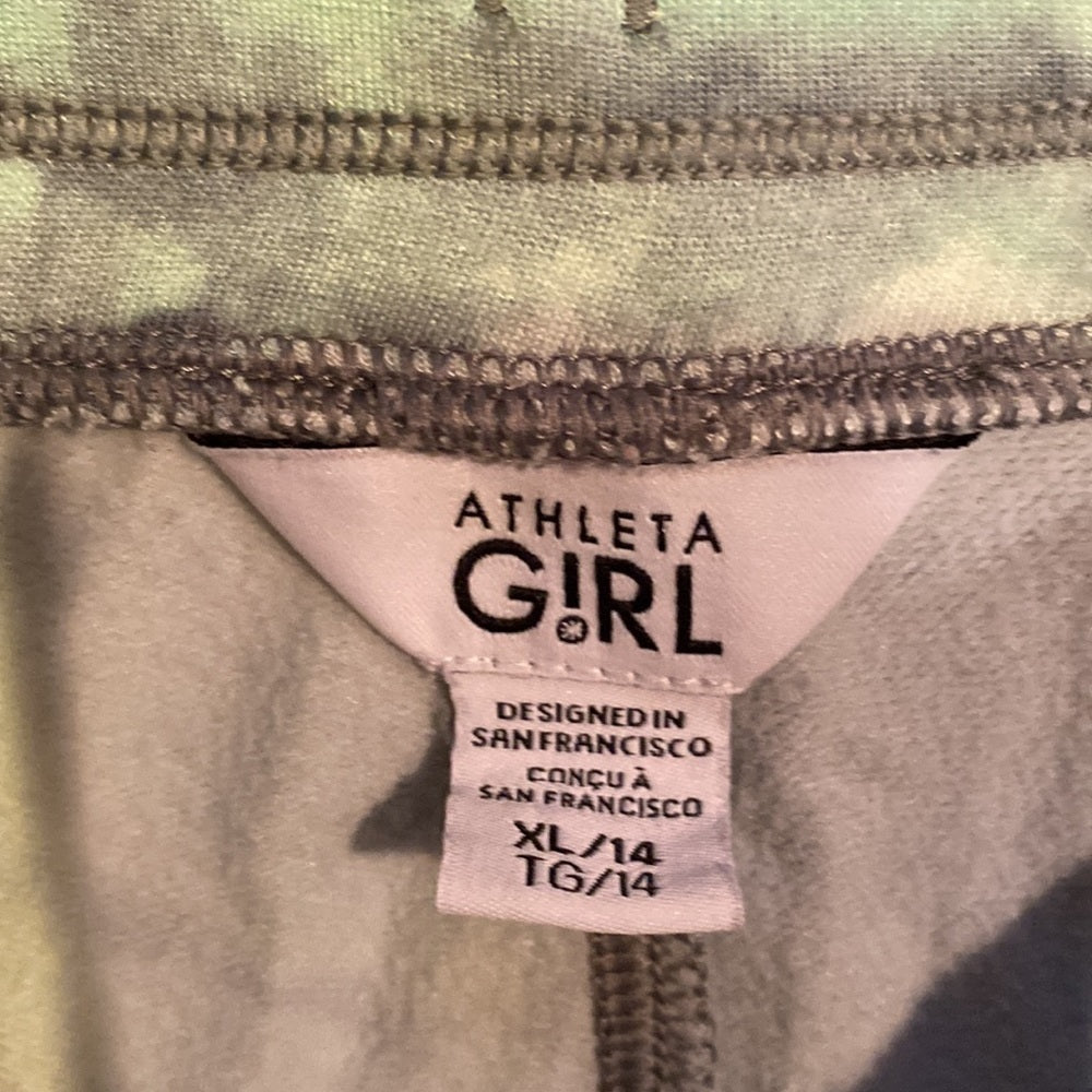 Athleta Girl Gray and Blue Sweatpants Size XL