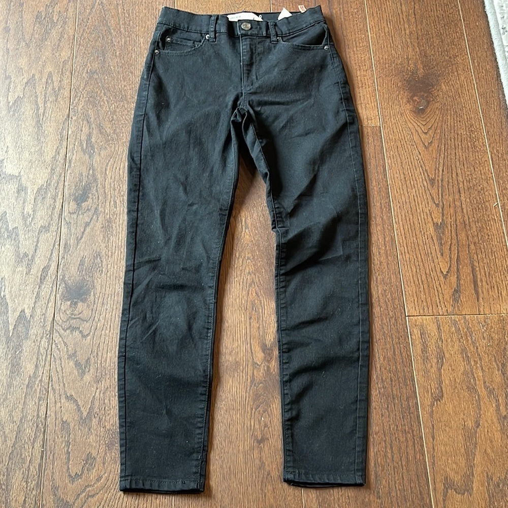 Garage Juniors Girls Black Skinny Jeans Size 3