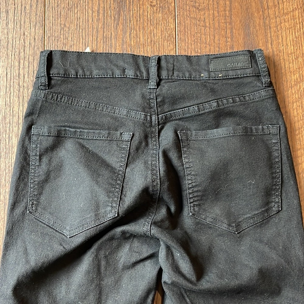 Garage Juniors Girls Black Skinny Jeans Size 3