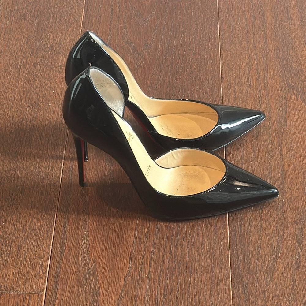 Christian Louboutin Women’s Black Irish 100 Patent Heels Size 40/10