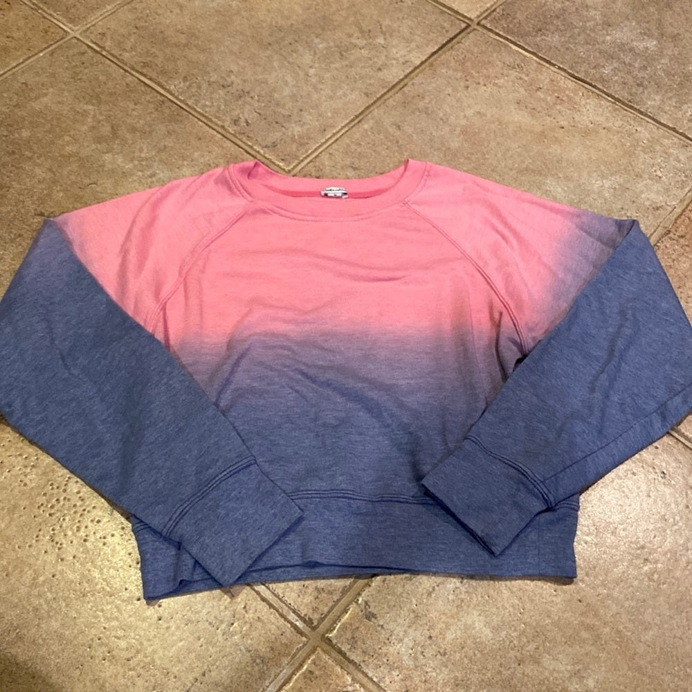 Splendid Girls Pink and Purple Ombre Sweatshirt Size 12