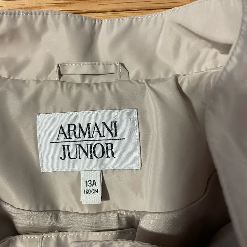 Armani Junior Beige Jacket Size 13A