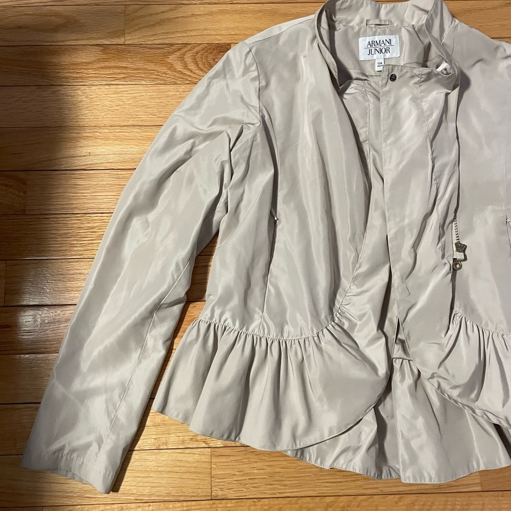 Armani Junior Beige Jacket Size 13A