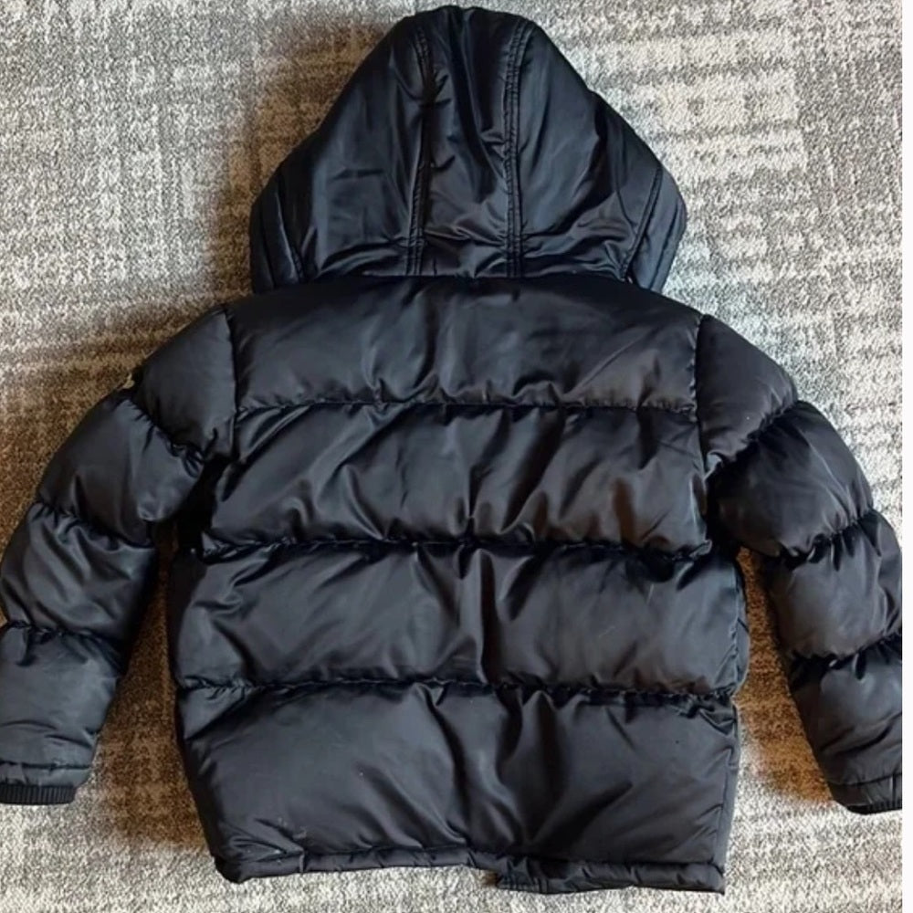 Boys Appaman Black Hooded Jacket Size 6