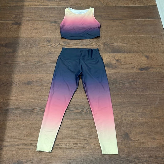 Aqua Athletic Tank and Leggings Size Medium