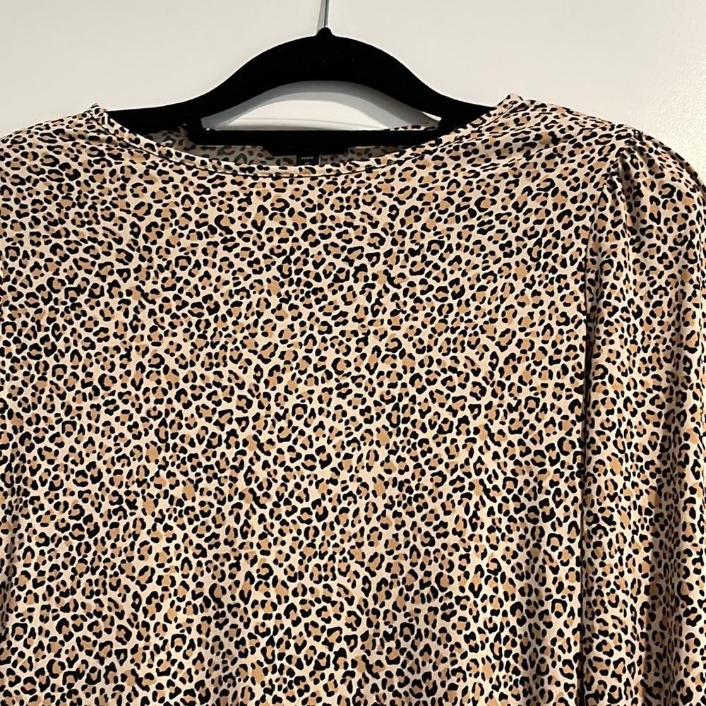 Banana Republic Women’s Leopard Dress Size Small Petite