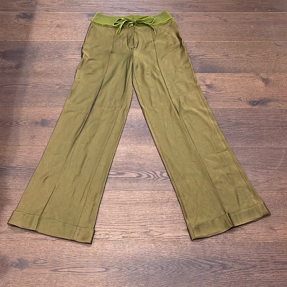 NWT Christian Dior Green Pants Size 8