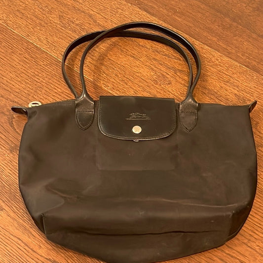 Longchamp Black Small Le Pilage Shoulder Bag