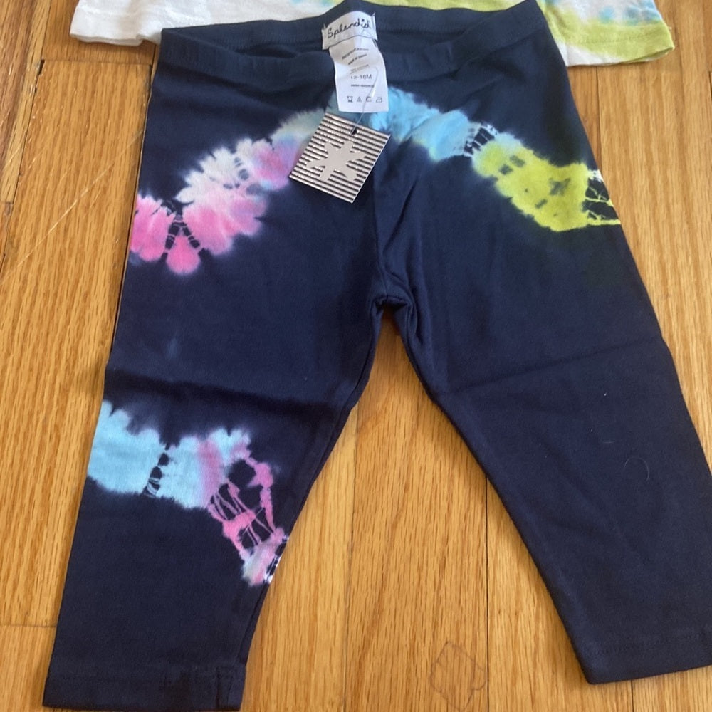 Kids Splendid outfit. Tye dye. Size 12-18 mos